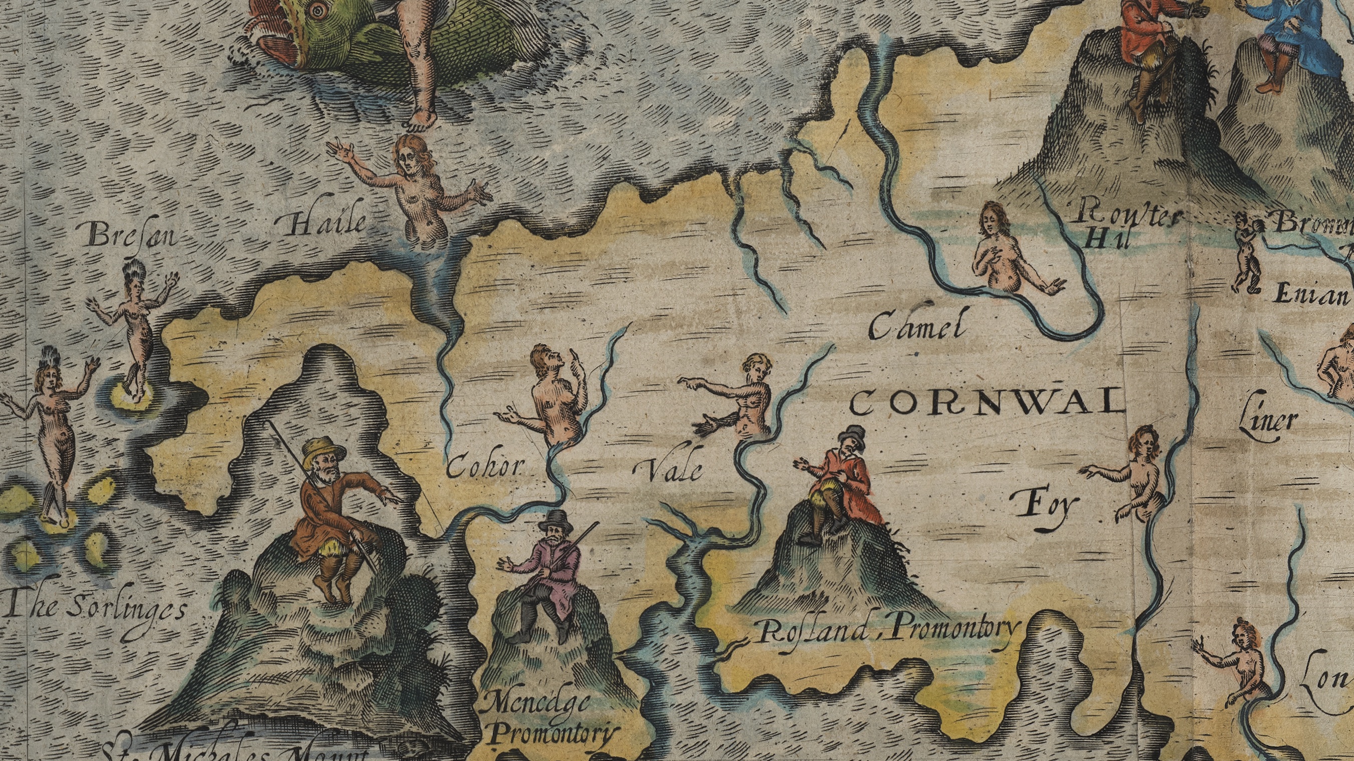 William Hole, Cornwall & Devonshyre, 1612